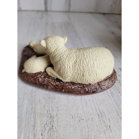 Vintage‎ sheep nativity chalkware home decor figure religious - Picture 5 of 7